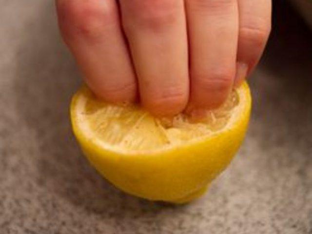 Citronu nagu balināšanai