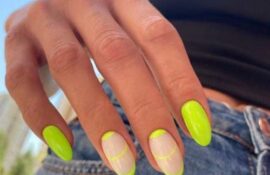 Color French manicure 2022: new spring-summer +100 photos
