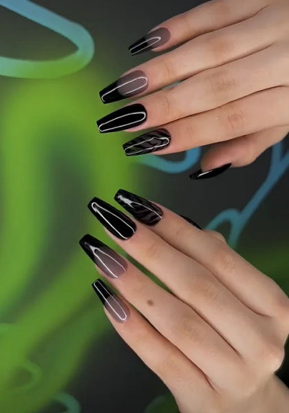 Пример маникюра «под колготки