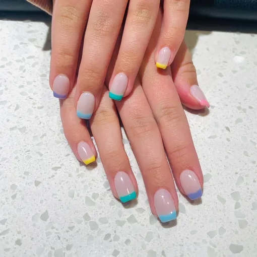 Цветной френч