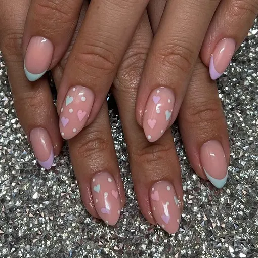 Дизайн маникюра, структурированный гелевый маникюр