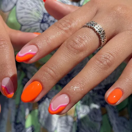 Дизайн маникюра, структурированный гелевый маникюр