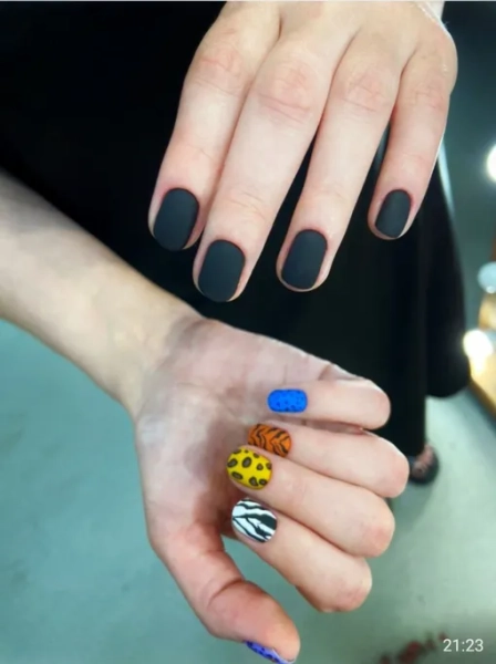 нейл арт на короткие ногти