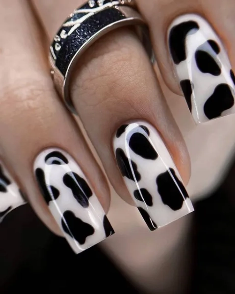 маникюр анималистичные принты