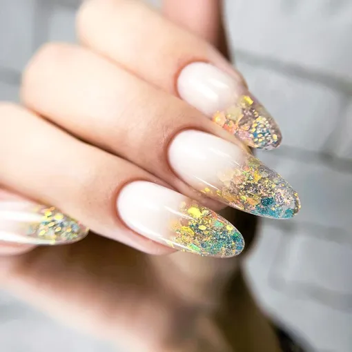 маникюр поталь